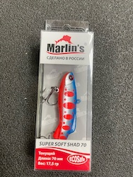 Раттлин Marlin's SUPER SOFT SHAD 70S 70мм/17,5гр цвет "Восход" SS70-048