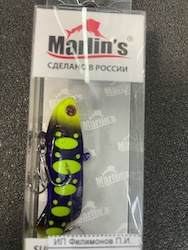 Раттлин Marlin's SUPER SOFT SHAD 70S 70мм/17,5гр цвет "Ночь" SS70-061