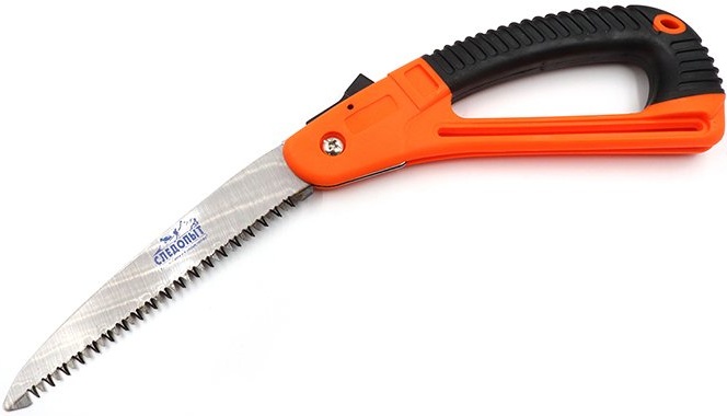 Пила туристическая "СЛЕДОПЫТ-ВИКИНГ", складная, лезвие 20 см/60/